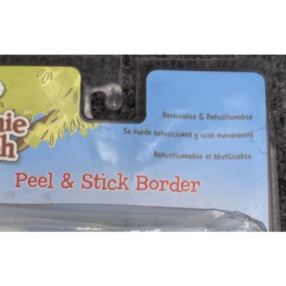 Disney Winnie the Pooh Peel and Stick Wall Border Removable Nursery Decor New